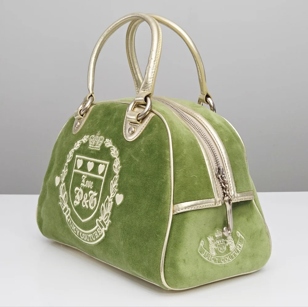 EXCELLENT VINTAGE JUICY COUTURE BOWLER BAG
